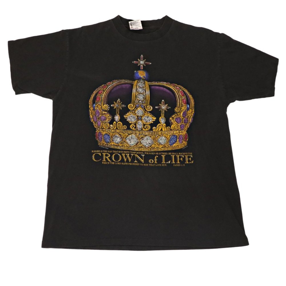 Vintage 1993 California Casuals Crown of Life Tee